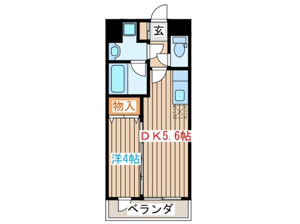 エルスタンザ子平町の物件間取画像